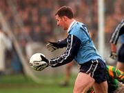 14 February 1999; Jim Gavin of Dublin during the Church & General National Football League Division 1 match between Dublin and Leitrim at Parnell Park in Dublin. Photo by Damien Eagers/Sportsfile