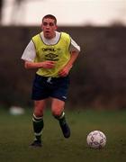 12 February 1999; John Lester during a Republic of Ireland under 16 training session in Dublin. Photo by David Maher/Sportsfile