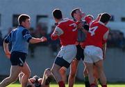 2 February 1997; An altercation between both side's during the Church & General National Football League Division 2 match between Dublin and Louth at Parnell Park in Dublin. Photo by David Maher/Sportsfile