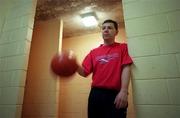 21 January 1999; Mark Keenan at the St. Vincent's Basketball Club in Glasnevin, Dublin. Photo by Brendan Moran/Sportsfile *** Local Caption *** 21 January 1999; x at the St. Vincent's Basketball Club in Glasnevin, Dublin. Photo by Brendan Moran/Sportsfile