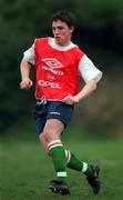 12 February 1999; Niall Hudson during a Republic of Ireland under 16 training session in Dublin. Photo by David Maher/Sportsfile
