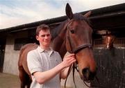19 March 1999; Philip Carberry with BobbyJo at Ratoath Stables in Ratoath, Meath. Photo by David Maher/Sportsfile