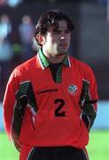 5 September 1997; Stephen Carr of Republic of Ireland ahead of their 1998 UEFA European Under-21 Championship Qualifier match against Iceland at the Kaplakrikavollur Stadium in Hafnarfjörður, Iceland. Photo by David Maher/Sportsfile