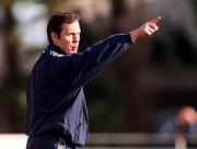 13 February 1999; St Mary's College coach Steve Hennessy during the AIB All-Ireland League Division 1 match between St Mary's College and Shannon RFC at Templeville Road in Dublin. Photo by Brendan Moran/Sportsfile