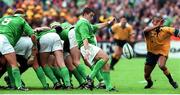 10 October 1999; Tom Tierney, Ireland. 1999 Rugby World Cup, Ireland v Australia, Lansdowne Road, Dublin. Picture credit: Matt Browne / SPORTSFILE