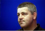 8 October 1999; Ireland rugby coach Warren Gatland pictured at a Press Conference in Finnstown House, Co. Dublin. Picture credit: Brendan Moran / SPORTSFILE