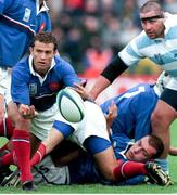 24 October 1999; Fabien Galthie, France. 1999 Rugby World Cup, France v Argentina, Lansdowne Road, Dublin. Picture credit: Matt Browne / SPORTSFILE