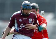 24 April 2005; Damien Hayes, Galway, in action against John Browne, Cork. Allianz National Hurling League, Division 1, Round 3, Cork v Galway, Pairc Ui Chaoimh, Cork. Picture credit; David Maher / SPORTSFILE