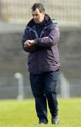 23 April 2005; Humphrey Kelleher, Dublin manager checks his watch for the amount of time left in the match. Allianz National Hurling League, Division 1 Relegation Section, Antrim v Dublin, Casement Park, Belfast. Picture credit; Damien Eagers / SPORTSFILE