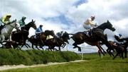 26 April 2005; Runners and riders during the Kildare Hunt Club Steeplechase. Punchestown Racecourse, Co. Kildare. Picture credit; Damien Eagers / SPORTSFILE