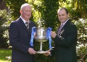 27 April 2005; The Kilkenny manager Brian Cody, left, with Anthony Daly, Clare manager, after a media conference ahead of the Allianz Football & Hurling League Division 1 finals. Berkley Court Hotel, Dublin. Picture credit; David Maher / SPORTSFILE