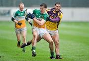 12 January 2014; Michael Brazil, Offaly, in action against Brian Malone, Wexford. Bord na Mona O'Byrne Cup, Group A, Round 3, Offaly v Wexford, O'Connor Park, Tullamore, Co. Offaly. Picture credit: Barry Cregg / SPORTSFILE