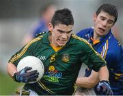 12 January 2014; Donal Lenihan, Meath, in action against  Wicklow. Bord na Mona O'Byrne Cup, Group C, Round 3, Wicklow v Meath,Baltinglass GAA Club, Newtownsaunders, Baltinglass, Co. Wicklow. Picture credit: Matt Browne / SPORTSFILE