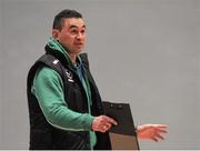 13 January 2014; Connacht head coach Pat Lam during squad training ahead of their Heineken Cup 2013/14, Pool 3, Round 6, game against Saracens on Saturday. Connacht Rugby Squad Training, Kingfisher Gym, Galway. Picture credit: Ramsey Cardy / SPORTSFILE