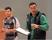 13 January 2014; Connacht head coach Pat Lam during squad training ahead of their Heineken Cup 2013/14, Pool 3, Round 6, game against Saracens on Saturday. Connacht Rugby Squad Training, Kingfisher Gym, Galway. Picture credit: Ramsey Cardy / SPORTSFILE
