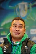 13 January 2014; Connacht head coach Pat Lam during a press conference ahead of their Heineken Cup 2013/14, Pool 3, Round 6, game against Saracens on Saturday. Connacht Rugby Press Conference, Sportsground, Galway. Picture credit: Ramsey Cardy / SPORTSFILE