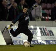 25 April 2005; Elliott Morris, Glentoran goalkeeper. Setanta Cup, Group 1, Longford Town v Glentoran, Flancare Park, Longford. Picture credit; Pat Murphy / SPORTSFILE