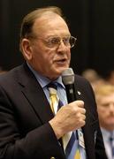 16 April 2005; Joe McGurn, Fermanagh, speaking at the 2005 GAA Congress. Croke Park, Dublin. Picture credit; Ray McManus / SPORTSFILE