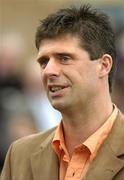28 April 2005; Former Republic of Ireland soccer international Niall Quinn enjoys a day at the Punchestown  Races. Punchestown Racecourse, Co. Kildare. Picture credit; Pat Murphy / SPORTSFILE