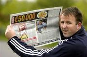 7 May 2004; Cork's Colin Corkery picks his team for the Irish Sun 50,000 Euro GAA Dream Team Competition. Picture credit; SPORTSFILE