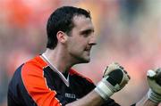 1 May 2005; Paul Hearty, Armagh goalkeeper, celebrates at the end of the game after victory over Wexford. Allianz National Football League, Division 1 Final, Armagh v Wexford, Croke Park, Dublin. Picture credit; David Maher / SPORTSFILE