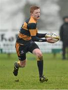 14 January 2014; Ross Hackett, The King's Hospital. Fr. Godfrey Cup, 1st Round, Wilson's Hospital v The King's Hospital, Cill Dara RFC, Beech Park, Dunmurray West, Kildare. Picture credit: Barry Cregg / SPORTSFILE