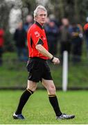 15 January 2014; Referee Tommy O'Sullivan. Dr. Harty Cup Quarter-Final, Thurles CBS v St Francis College Rochestown, Cahir, Co. Tipperary. Picture credit: Ramsey Cardy / SPORTSFILE