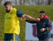 15 January 2014; Munster head coach Rob Penney during squad training ahead of their Heineken Cup 2013/14, Pool 6, Round 6, match against Edinburgh on Sunday. Munster Rugby Squad Training, University of Limerick, Limerick. Picture credit: Diarmuid Greene / SPORTSFILE