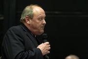 16 April 2005; Cathal Seoige, Meath delegate, speaking at the 2005 GAA Congress. Croke Park, Dublin. Picture credit; Ray McManus / SPORTSFILE