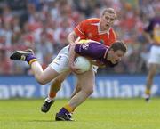 1 May 2005; David Murphy, Wexford, in action against John McEntee, Armagh. Allianz National Football League, Division 1 Final, Armagh v Wexford, Croke Park, Dublin. Picture credit; Brendan Moran / SPORTSFILE