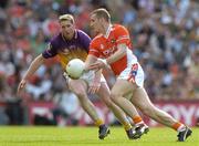 1 May 2005; John McEntee, Armagh, in action against Nicky Lambert, Wexford. Allianz National Football League, Division 1 Final, Armagh v Wexford, Croke Park, Dublin. Picture credit; Brendan Moran / SPORTSFILE