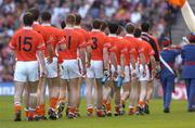 1 May 2005; The Armagh team in the pre-match parade. Allianz National Football League, Division 1 Final, Armagh v Wexford, Croke Park, Dublin. Picture credit; Ciara Lyster / SPORTSFILE