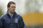 2 May 2005; Chris Conway, Knockbeg College manager. All-Ireland Colleges Senior 'A' Football Final, St. Mary's College v Knockbeg College, Semple Stadium, Thurles, Co. Tipperary. Picture credit; Brendan Moran / SPORTSFILE