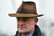 18 January 2014; Trainer Willie Mullins during the days races. Naas Racecourse, Naas, Co. Kildare. Picture credit: Barry Cregg / SPORTSFILE