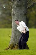 8 May 2005; Raymond Williams, Ireland, pitches onto the 11th green during the Irish Amateur Open Championship. Carton House Golf Club, Maynooth Co. Kildare. Picture credit; Matt Browne / SPORTSFILE