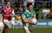 8 May 2005; John Reynolds, Offaly, in action against Louth. Bank of Ireland All-Ireland Senior Football Championship, Offaly v Louth, Pairc Tailteann, Navan, Co. Meath. Picture credit; Damien Eagers / SPORTSFILE