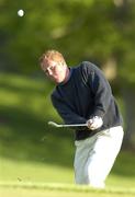 8 May 2005; Darren Crowe, Ireland, pitches onto the 18th green during the Irish Amateur Open Championship. Carton House Golf Club, Maynooth Co. Kildare. Picture credit; Matt Browne / SPORTSFILE