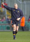 8 May 2005; Leinster's Victor Costello salutes the fans after his last game. Celtic Cup 2004-2005 Semi-Final, Leinster v Munster, Lansdowne Road, Dublin. Picture credit; Brian Lawless / SPORTSFILE