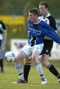 12 May 2005; Iarfhlaith Davoren, Athlone, in action against Stephen McGuinness, Dundalk Town. eircom league, First Division, Dundalk v Athlone Town, Century Homes Park, Co. Monaghan. Picture credit; Matt Browne / SPORTSFILE