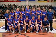 21 January 2014; The St Munchins squad. All-Ireland Schools Cup U19C Boys Final, Ashbourne CS, Ashbourne, Co. Meath v St Munchins, Limerick, National Basketball Arena, Tallaght, Co. Dublin. Picture credit: Brendan Moran / SPORTSFILE