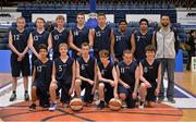 21 January 2014; The Portmarnock squad. All-Ireland Schools Cup U16C Boys Final, Portmarnock, Co. Dublin v St Munchins Limerick, National Basketball Arena, Tallaght, Co. Dublin. Picture credit: Brendan Moran / SPORTSFILE