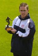 12 May 2005; Shelbourne's Richie Baker who was presented with the eircom/Soccer Writers Association of Ireland Player of the Month award for April. Tolka Park, Dublin. Picture credit; Brian Lawless / SPORTSFILE