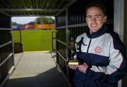 12 May 2005; Shelbourne's Richie Baker who was presented with the eircom/Soccer Writers Association of Ireland Player of the Month award for April. Tolka Park, Dublin. Picture credit; Brian Lawless / SPORTSFILE