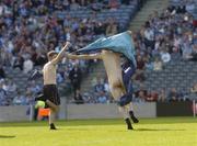 15 May 2005; Two streakers run on the pitch. Bank Of Ireland Leinster Senior Football Championship, Dublin v Longford, Croke Park, Dublin. Picture credit; Damien Eagers / SPORTSFILE
