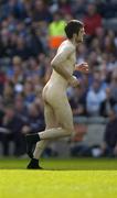 15 May 2005; A streaker runs on the pitch. Bank Of Ireland Leinster Senior Football Championship, Dublin v Longford, Croke Park, Dublin. Picture credit; Damien Eagers / SPORTSFILE