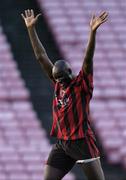 13 May 2005; Jimmy Aggrey, Bohemians, celebrates after scoring his sides first goal. eircom league, Premier Division, Bohemians v Longford Town, Dalymount Park, Dublin. Picture credit; Brian Lawless / SPORTSFILE
