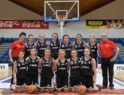 22 January 2014; The St. Vincents squad. All-Ireland Schools Cup U19A Girls Final, Colaiste an Phiarsigh Gleann Maghair, Co. Cork v St Vincents, Co. Cork. National Basketball Arena, Tallaght, Co. Dublin. Picture credit: David Maher / SPORTSFILE