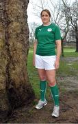 22 January 2014; In attendance at the launch of the 2014 RBS Six Nations Championship is Ireland captain Fiona Coughlan. RBS Six Nations Championship 2014 Launch, The Hurlingham Club, Ranelagh Gardens, London. Picture credit: Garry Bowden / SPORTSFILE