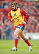 19 January 2013; Duncan Casey, Munster, warms up before the game. Heineken Cup 2013/14, Pool 6, Round 6, Munster v Edinburgh, Thomond Park, Limerick. Picture credit: Diarmuid Greene / SPORTSFILE