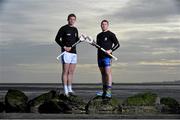 23 January 2014; #TheToughest – Kevin Downes, Na Piarsaigh, left, and Damien Hayes, Portumna, are pictured in advance of their sides’ AIB GAA Club Championship Semi-Final in Semple Stadium, Thurles, on the 8th February at 5pm. The winners will advance to the final of the toughest competition of them all on March 17th in Croke Park. For exclusive content and to see why the AIB Club Championships is the ‘toughest of them all’ follow us @AIB_GAA and #theToughest. Clanna Gael Fontenoy GAA Club, Ringsend, Dublin. Picture credit: Stephen McCarthy / SPORTSFILE